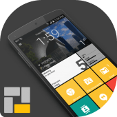 Square Home 3 – Launcher : Windows style